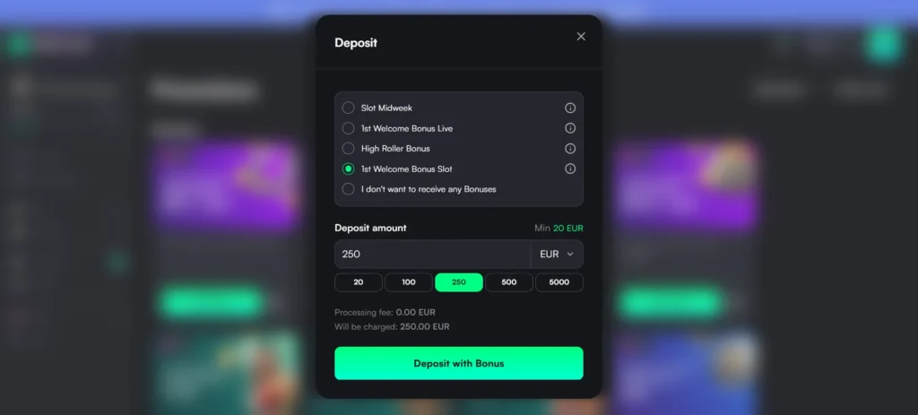 TrueLuck payment page